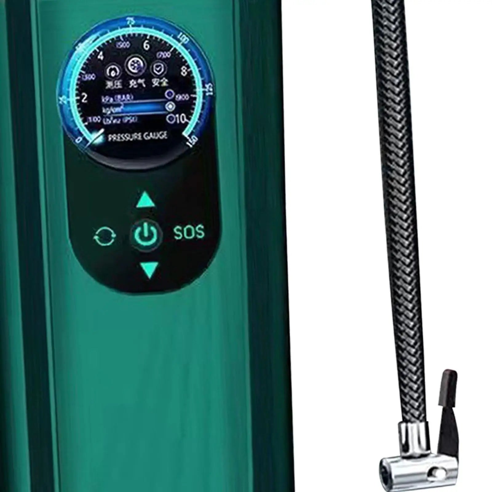 Преносим безжичен въздушен компресор за гуми